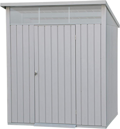 Duramax - Caseta Jardín - Palladium 6x5 - Metal - Color Gris Plata_0