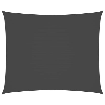 Vidaxl Toldo De Vela Rectangular Tela Oxford Gris Antracita 6x7 M_0