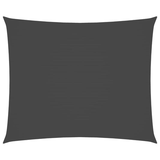 Vidaxl Toldo De Vela Rectangular Tela Oxford Gris Antracita 6x7 M_0