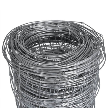 Valla De Jardín De Acero Galvanizado Plateado 50x1,25 M / Vetonek_4