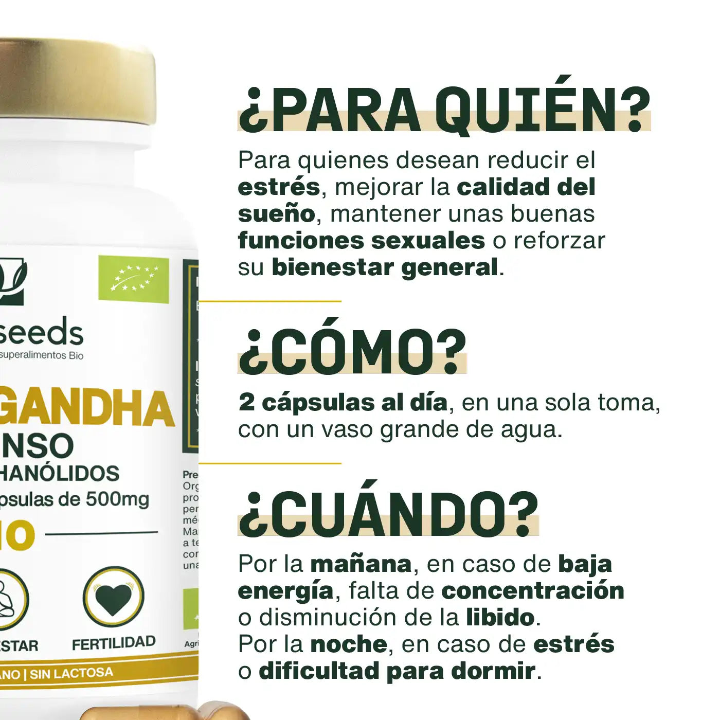 Ashwagandha Bio Ksm-66™, 5% Withanólidos | 60 Cápsulas_1