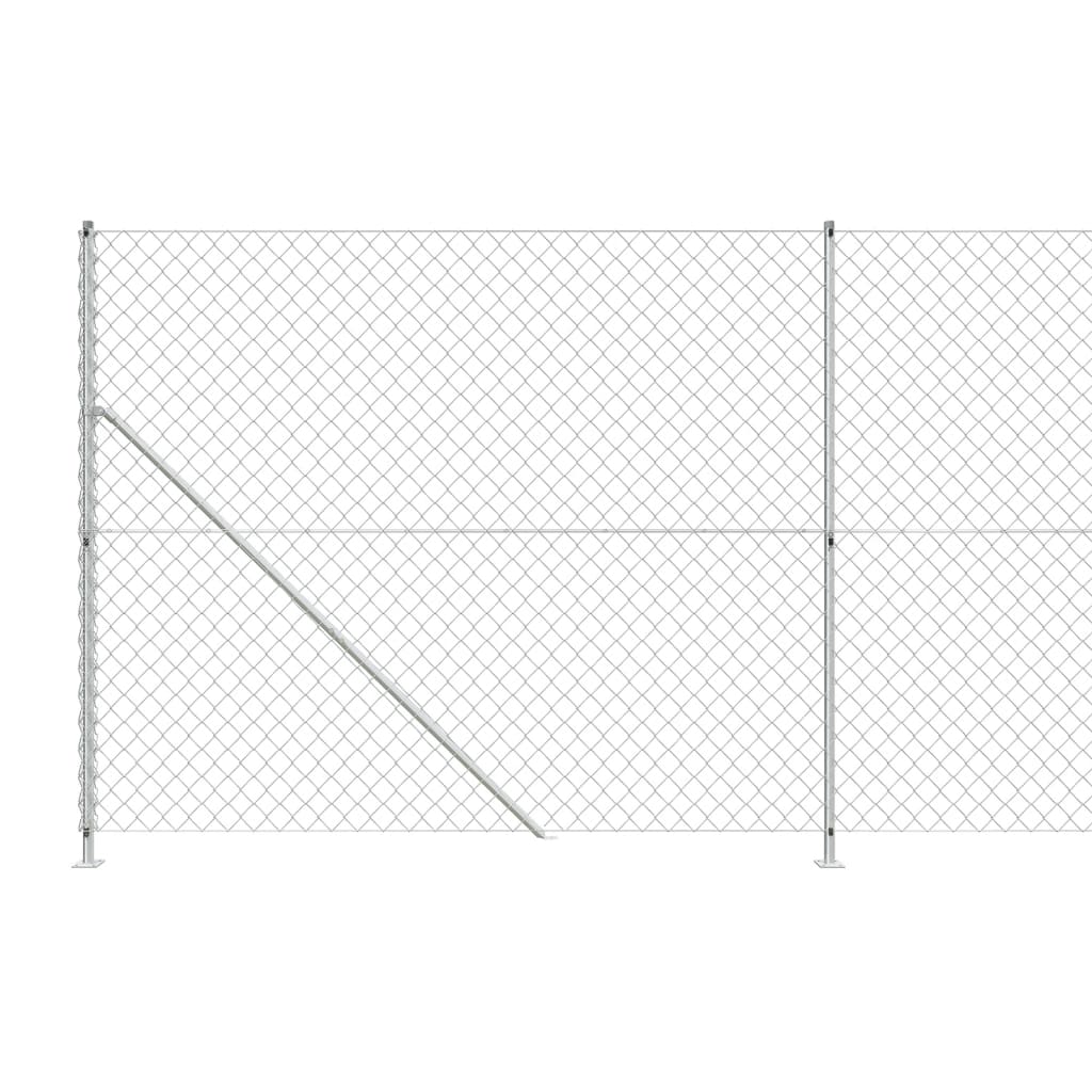 Cerca De Alambre Con Brida Plateada 1,4x25 M / Vetonek_4