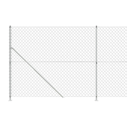Cerca De Alambre Con Brida Plateada 1,4x25 M / Vetonek_4