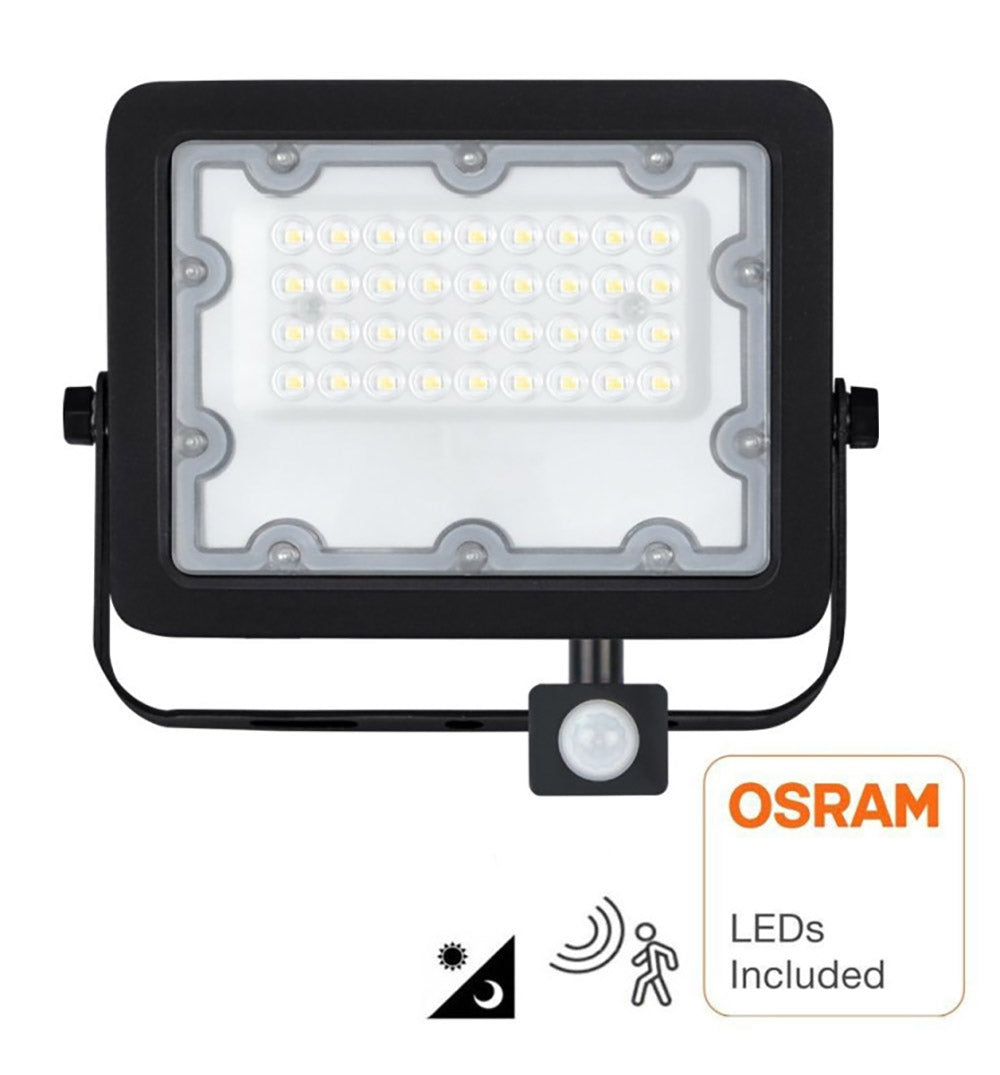 Proyector Led Chipled Osram Excel, 30w Con Sensor Movimiento Y Luminosidad Pir, Blanco Neutro_3
