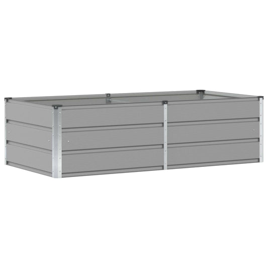 Jardinera Gris Claro 160 X 80 X 45 Cm Acero_0