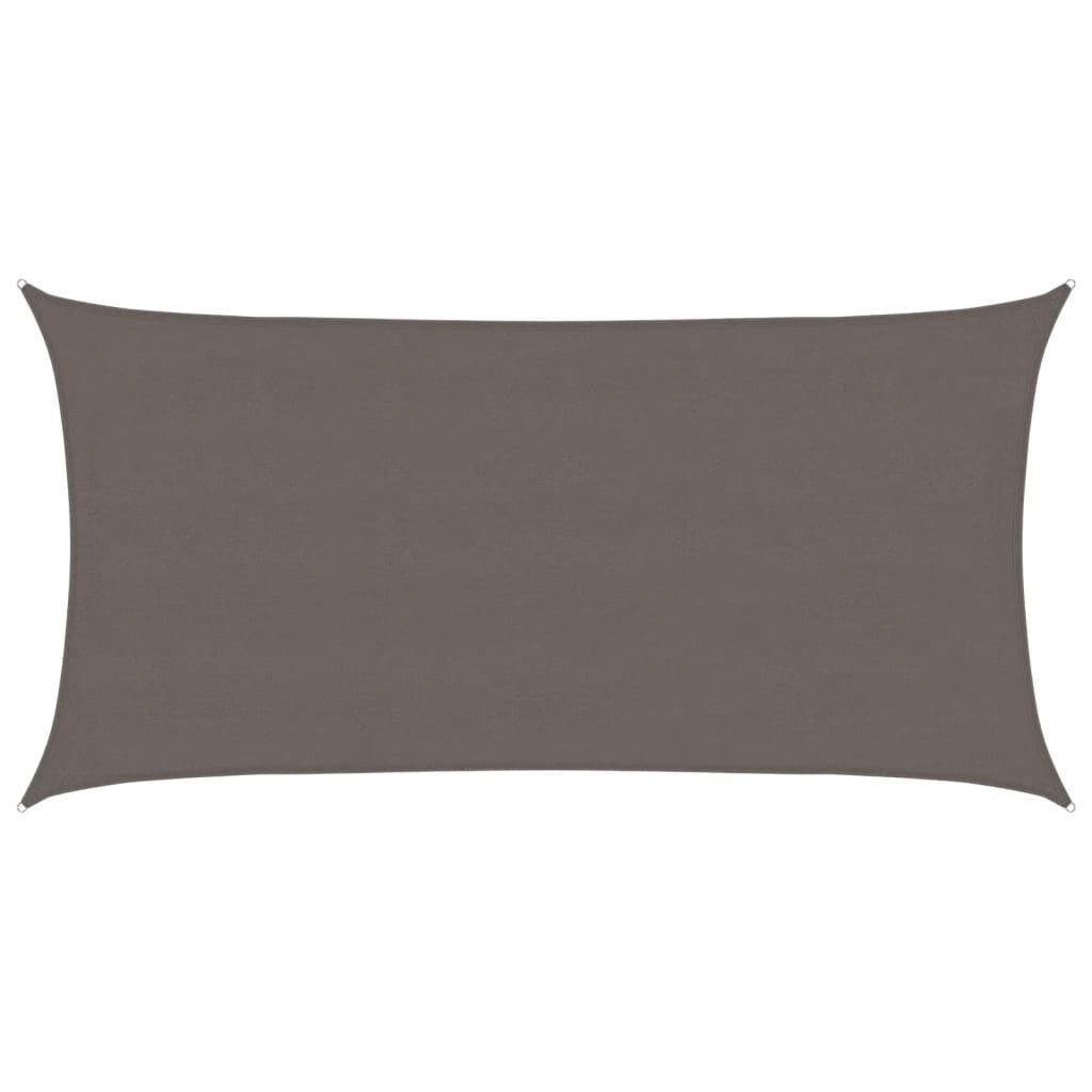 Vidaxl Toldo De Vela Gris Antracita Hdpe 160 G/m² 4x7 M_0