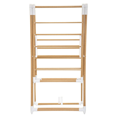 Well Home Tendedero Plegable 136x52x92cm En Acero Inoxidable Color Marrón