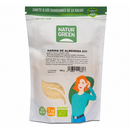 Harina de Almendra BIO sin gluten NaturGreen 300g