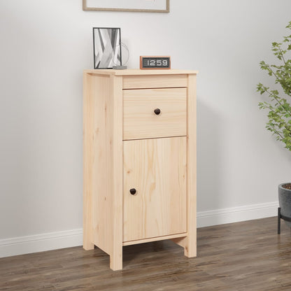 Aparador De Madera Maciza De Pino 40x35x80 Cm / Vetonek_2