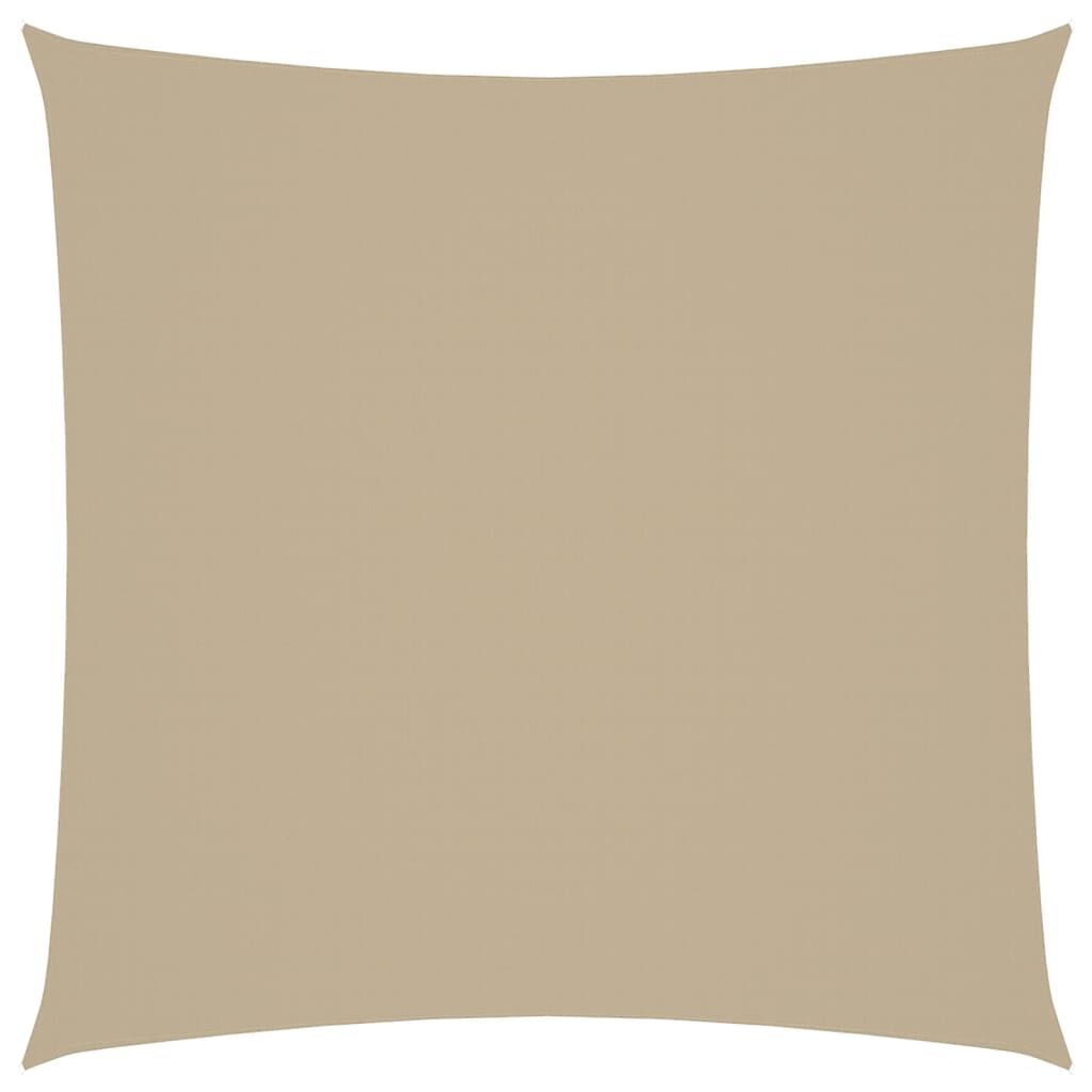 Vidaxl Toldo De Vela Cuadrado Tela Oxford Beige 4,5x4,5 M_0