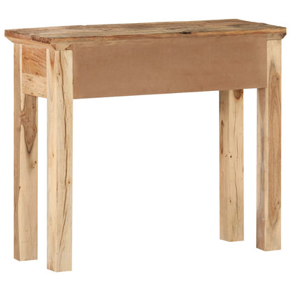 Mesa Consola Madera De Acacia Y Madera Reciclada 90,5x30x75cm_2