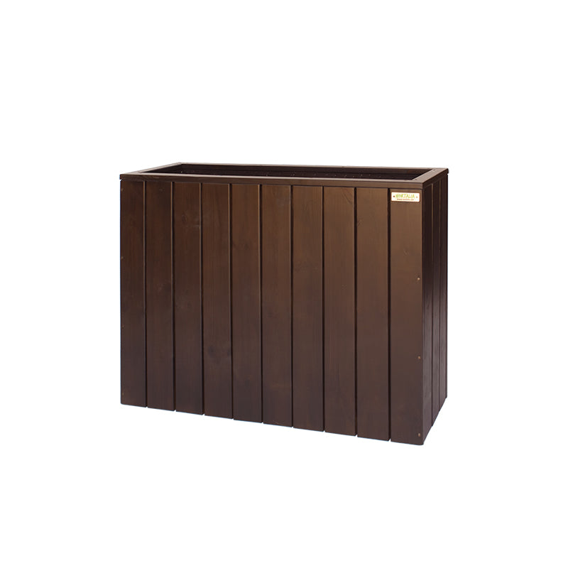 Jardinera Alta De Madera Autoportante 100x34,5x80 Cm Trendy Brown Hortalia_0