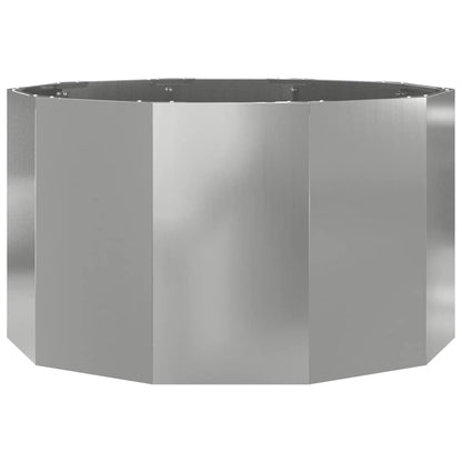 Jardinera Plateado 90 X 90 X 50 Cm Acero Galvanizado_4