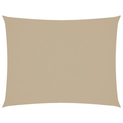 Vidaxl Toldo De Vela Rectangular Tela Oxford Beige 3x6 M_0