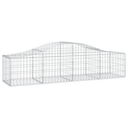 Cestas De Gaviones 40 Uds Forma De Arco Hierro 200x50x40/60 Cm_2