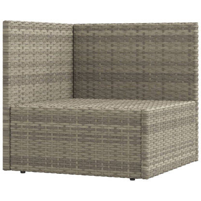 Vidaxl Set De Muebles De Jardín 9 Pzas Y Cojines Ratán Sintético Gris_4