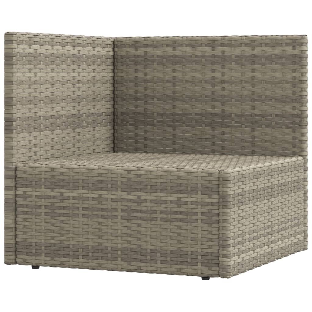Vidaxl Set De Muebles De Jardín 8 Pzas Y Cojines Ratán Sintético Gris_4
