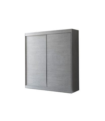 Armario Ropero 2 Puertas Correderas Perú Acabado Blanco Tibet, 210cm(alto) 160cm(ancho) 60cm(fondo)_1
