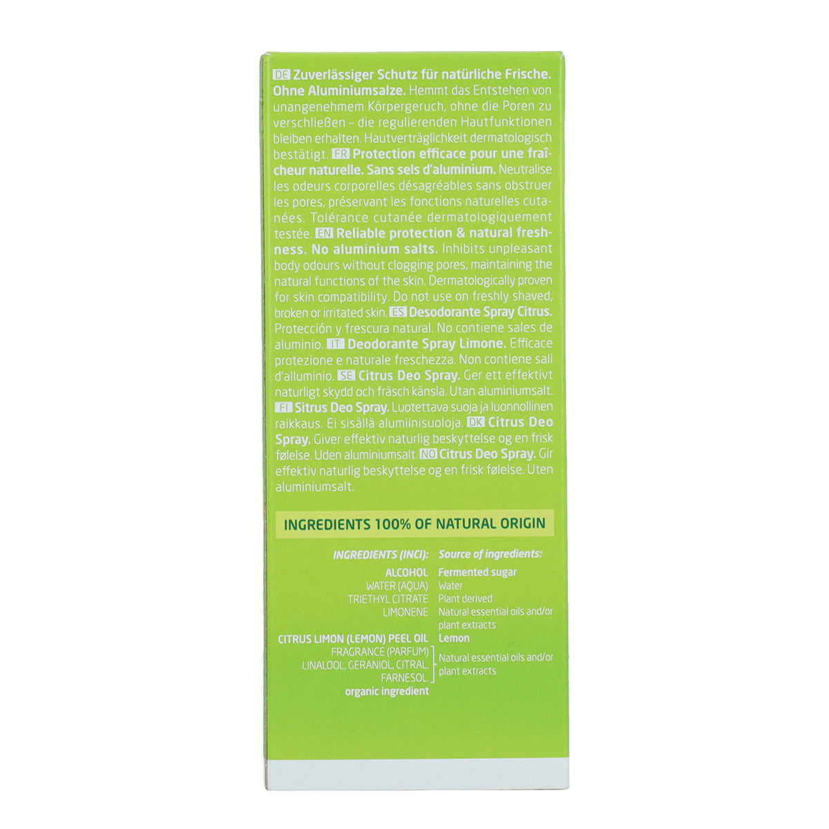 Desodorante de Citrus Weleda 100 ml