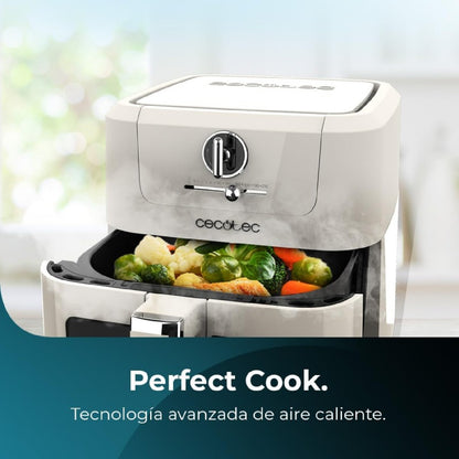Freidora De Aire Sin Aceite De 5 L Con Ventana Air Fryer Cecofry Antique 5000 Window. 1500 W, Digital, Área De Cocinado De 5 L Y Tecnología Perfectc_4