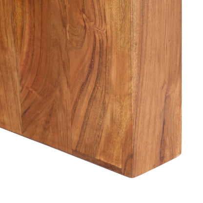 Mesa De Comedor De Madera Maciza De Acacia 180x90x75 Cm_4