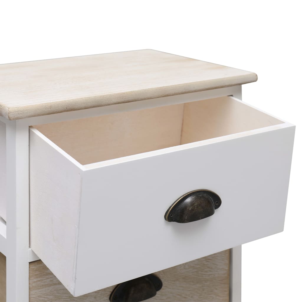 Mesitas Noche 2 Uds Madera Paulownia Blanco Natural 38x28x45cm_4
