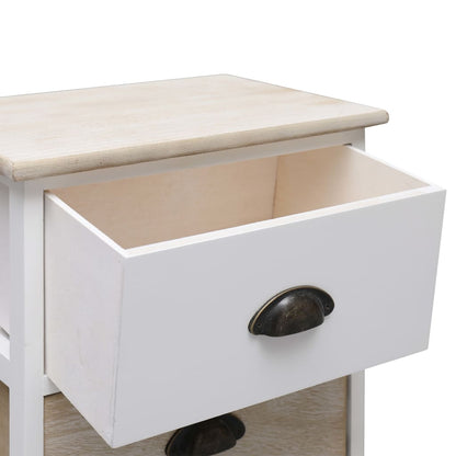 Mesitas Noche 2 Uds Madera Paulownia Blanco Natural 38x28x45cm_4