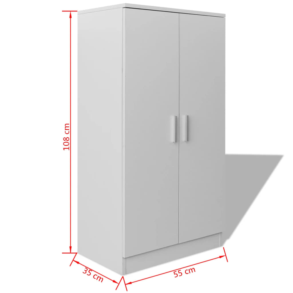 Mueble Zapatero Con 7 Estantes Blanco / Vetonek_2