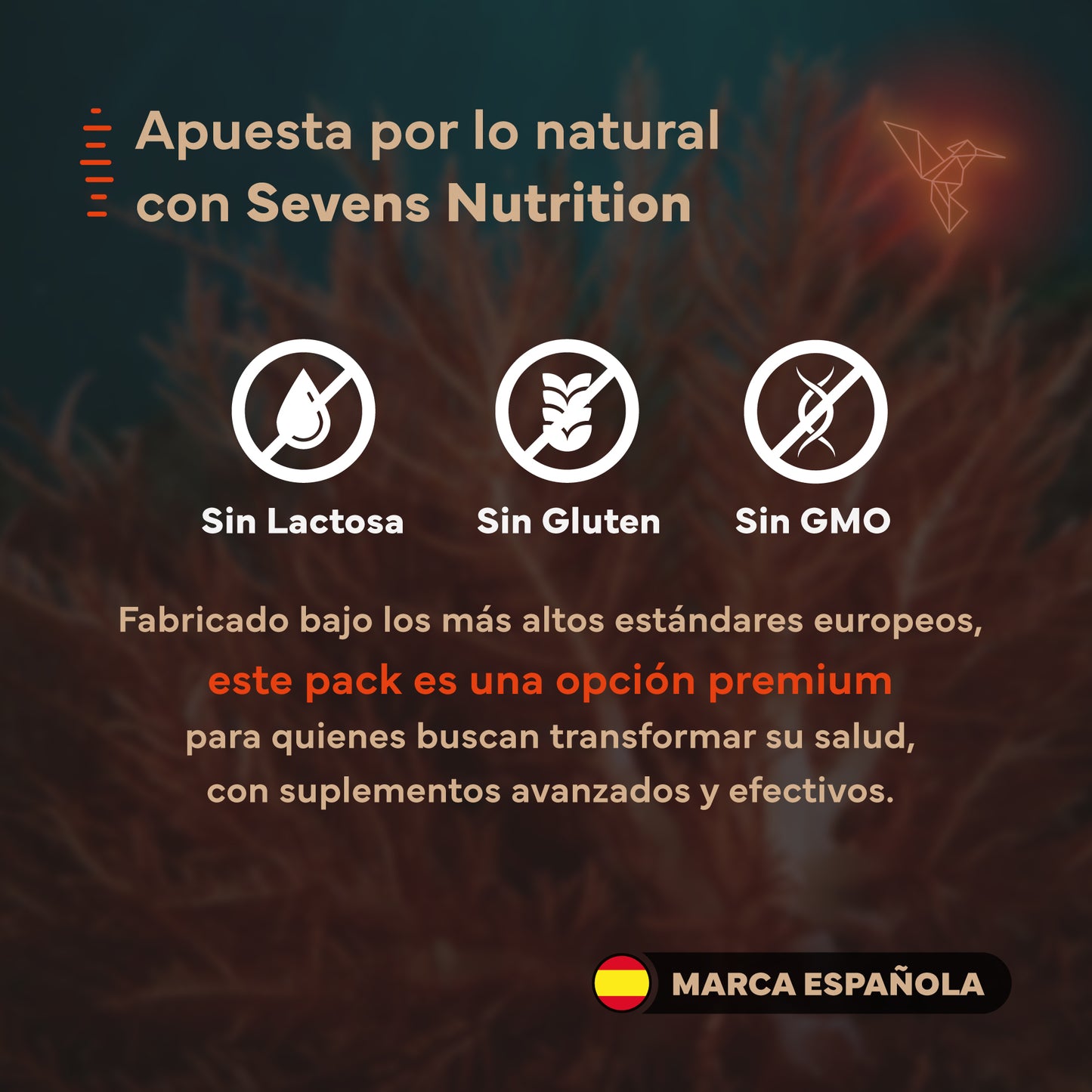 Pack Glow Para Regalo: Astaxantina, Biotina Y Colágeno Marino Puro. Sevens Nutrition. Antioxidante, Pelo, Uñas Y Piel_3