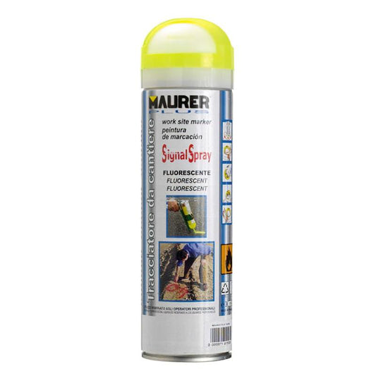 Spray Pintura Trazador Amarillo Fluoresce 500 Ml._0