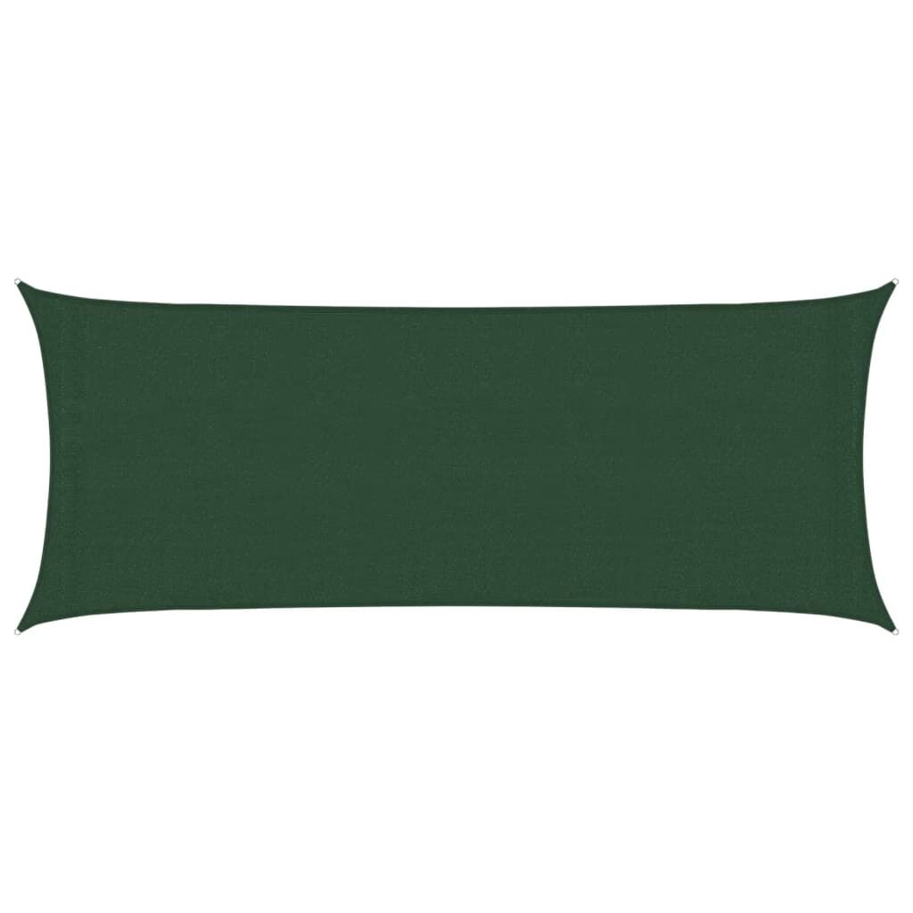 Vidaxl Toldo De Vela Verde Oscuro Hdpe 160 G/m² 2x5 M_0