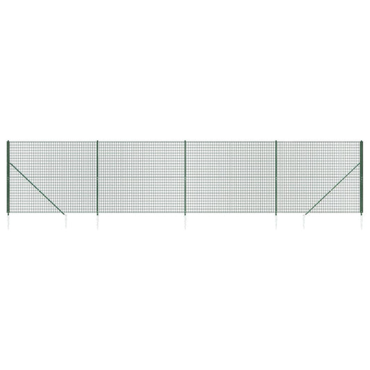 Cerca De Alambre Con Pinchos De Anclaje Verde 2,2x10 M / Vetonek_0