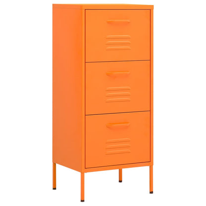 Armario De Almacenamiento Acero Naranja 42,5x35x101,5 Cm_1