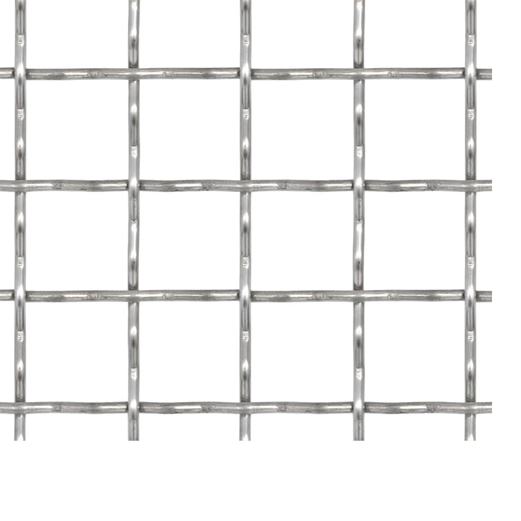 Panel De Malla Alambre Rizado Acero Inox. 100x85 Cm 21x21x2,5mm / Vetonek_0