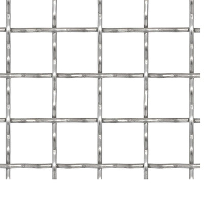 Panel De Malla Alambre Rizado Acero Inox. 100x85 Cm 21x21x2,5mm / Vetonek_0