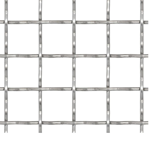 Panel De Malla Alambre Rizado Acero Inox. 100x85 Cm 21x21x2,5mm / Vetonek_0
