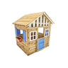 Casita De Madera Masgames Lollipop Xl Azul Sin Suelo De Madera.