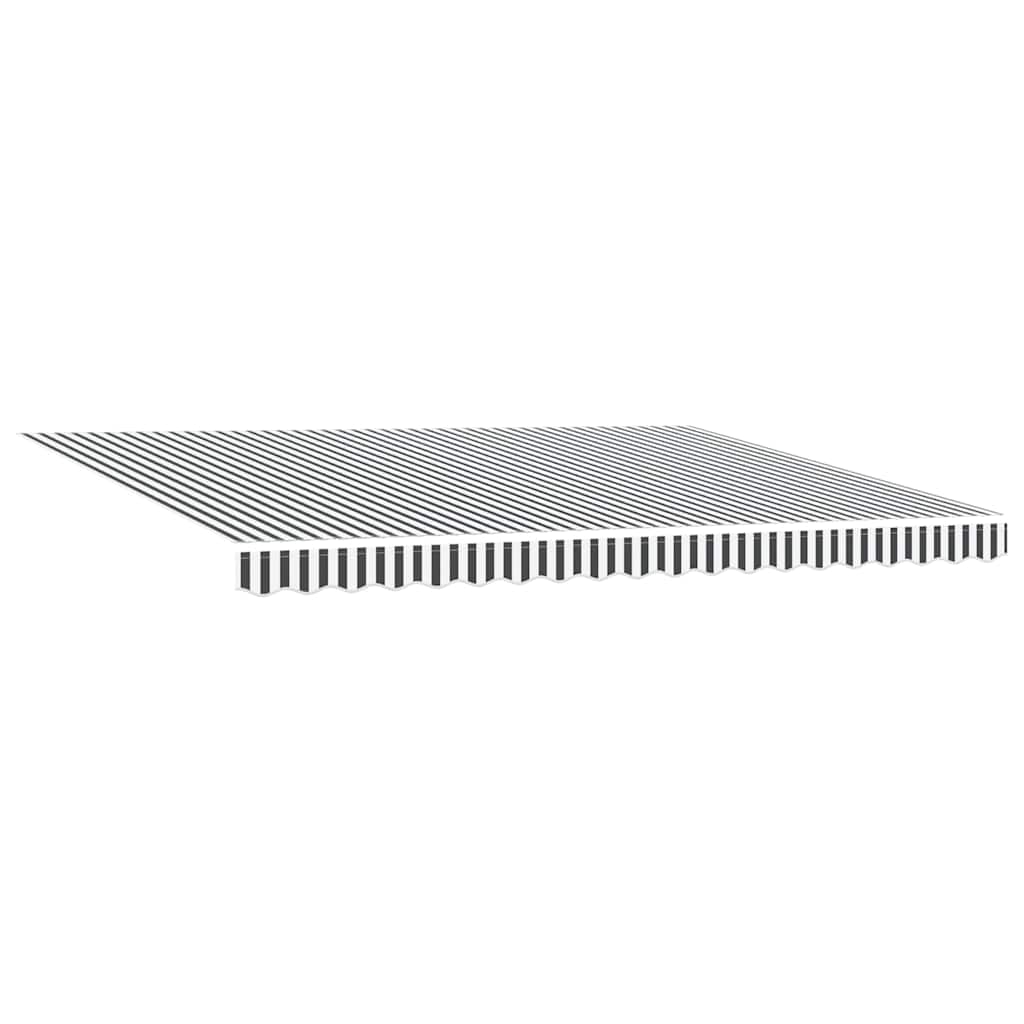 Toldo Retráctil Automático Luz Led Antracita Blanco 450x300 Cm_4