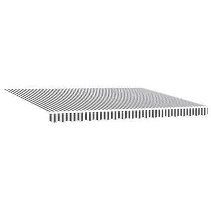 Toldo Retráctil Automático Luz Led Antracita Blanco 450x300 Cm_4