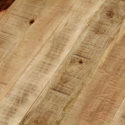 Mesa De Centro De Madera De Mango Rugosa 65x32 Cm_4