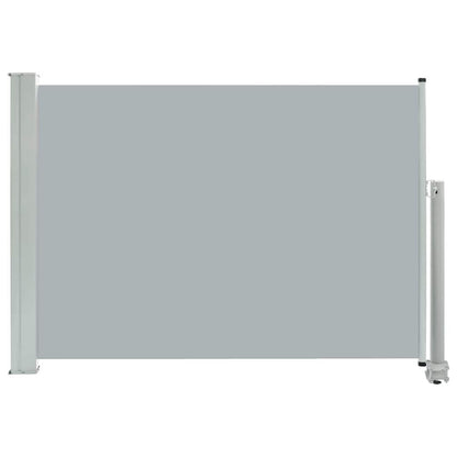 Vidaxl Toldo Lateral Retráctil De Jardín Gris 80x300 Cm_0
