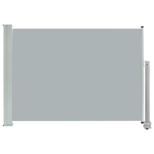 Vidaxl Toldo Lateral Retráctil De Jardín Gris 80x300 Cm_0