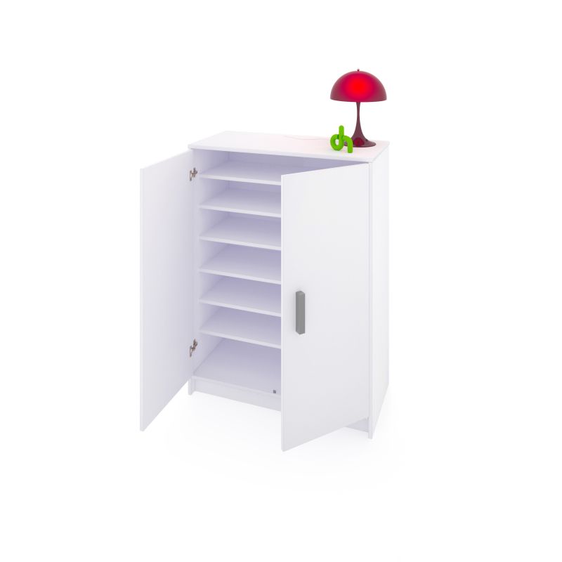 Zapatero Liam 75 Melamina, Blanco, 75 X 101 X 36_1