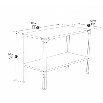 Banco de trabajo de acero