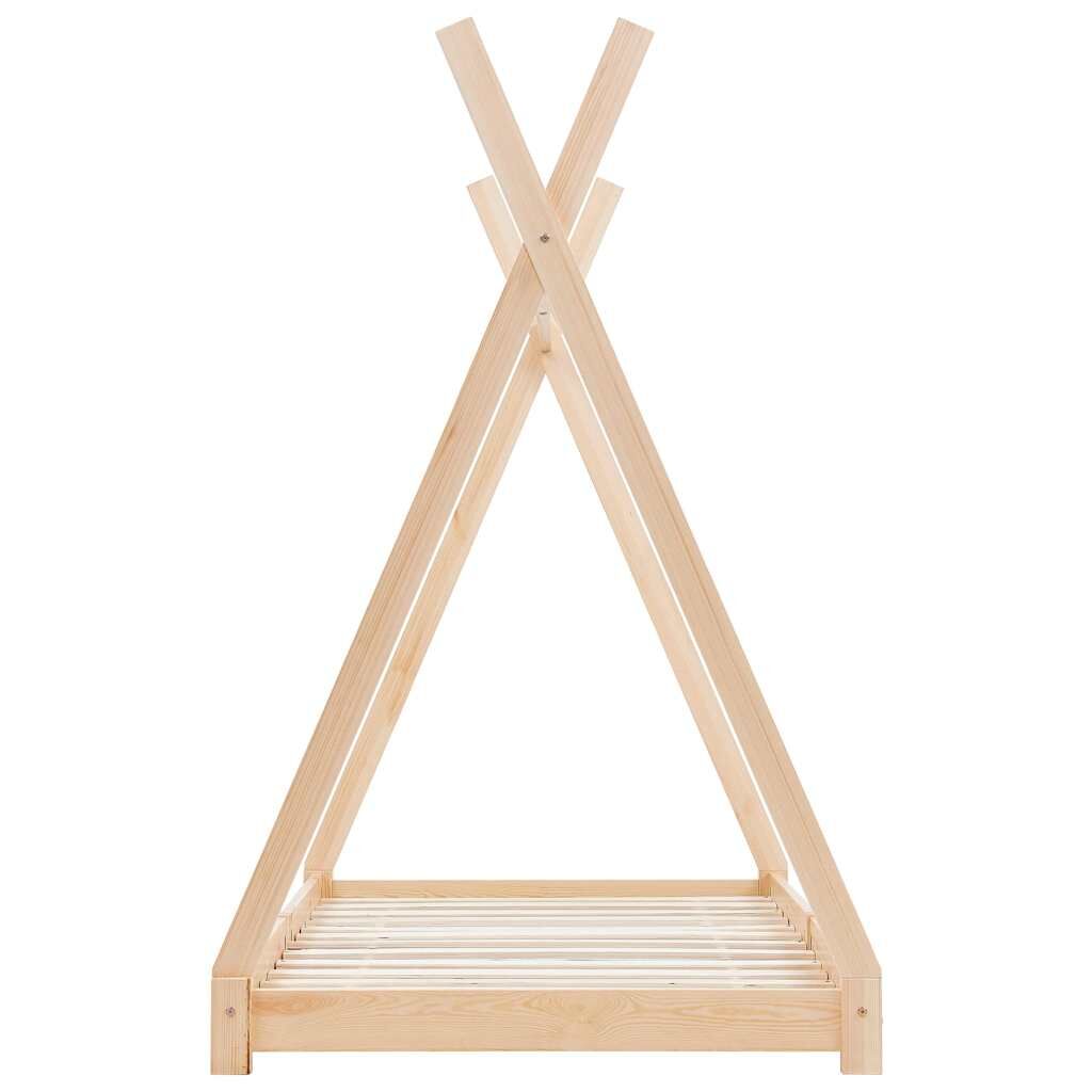 Vidaxl Estructura De Cama Infantil De Madera Maciza De Pino 90x200 Cm_3