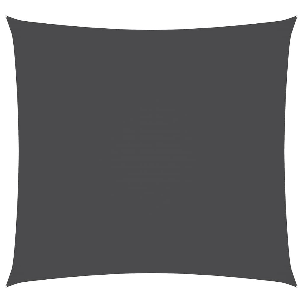 Vidaxl Toldo De Vela Cuadrado Tela Oxford Gris Antracita 2x2 M_0