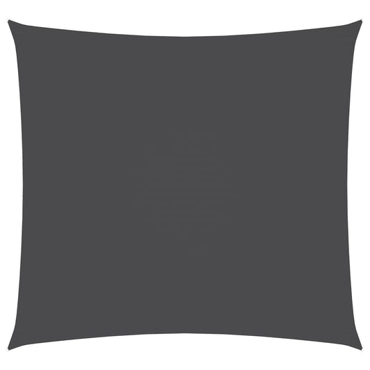 Vidaxl Toldo De Vela Cuadrado Tela Oxford Gris Antracita 2,5x2,5 M_0