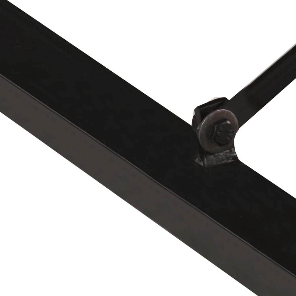 Mesa De Centro De Madera Maciza Reciclada 180x90x40 Cm_3