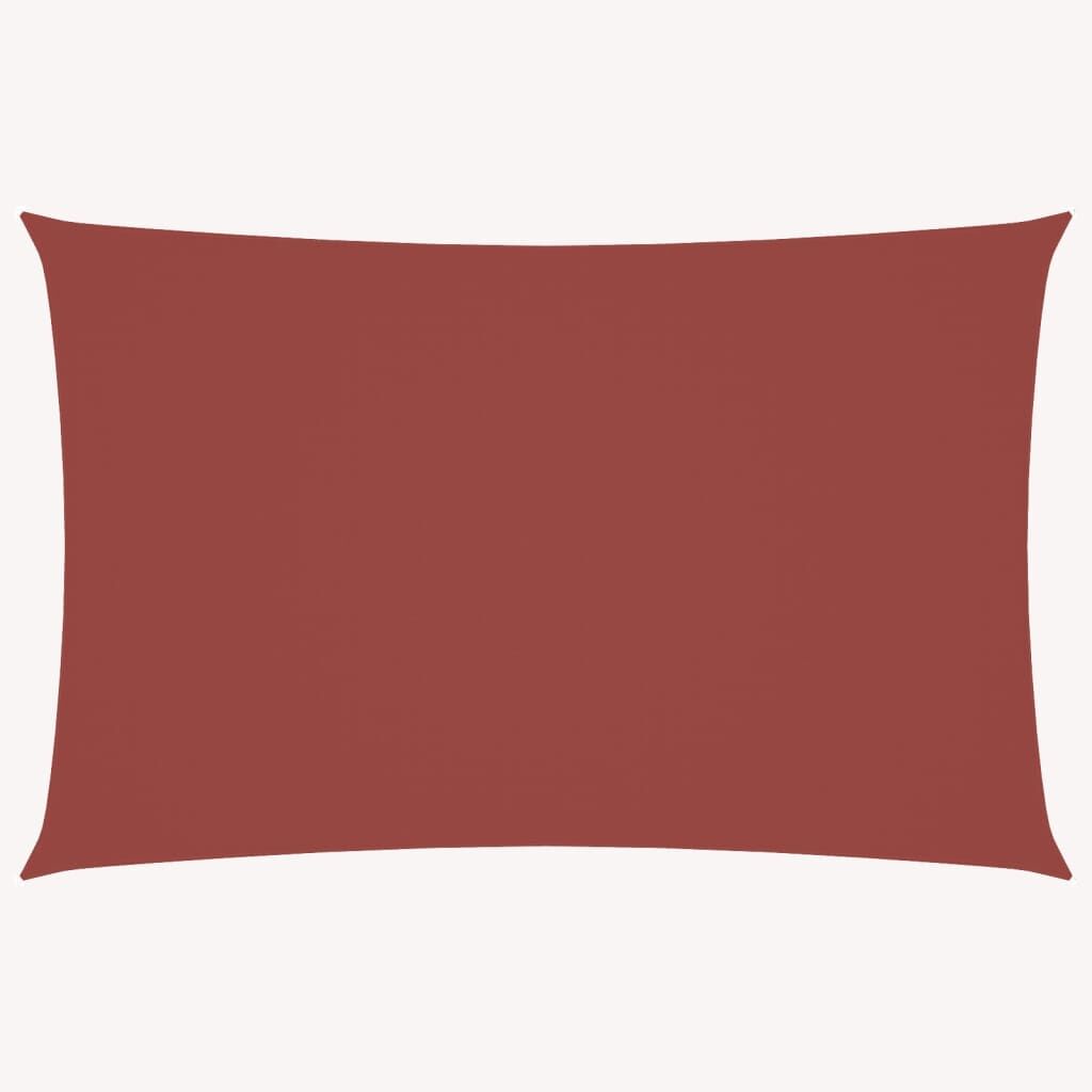 Vidaxl Toldo De Vela Rectangular Tela Oxford Terracota 5x7 M_0