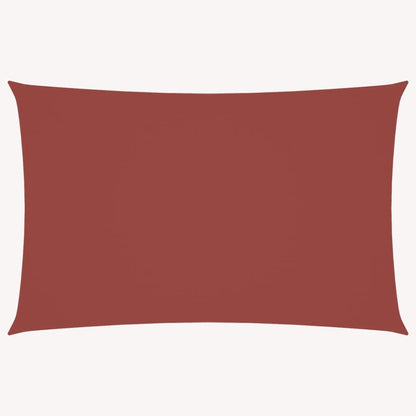 Vidaxl Toldo De Vela Rectangular Tela Oxford Terracota 5x7 M_0